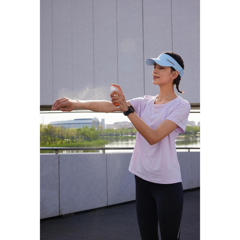 TRICOU RESPIRANT alergare Jogging KIPRUN Run 500 Dry Mov Damă