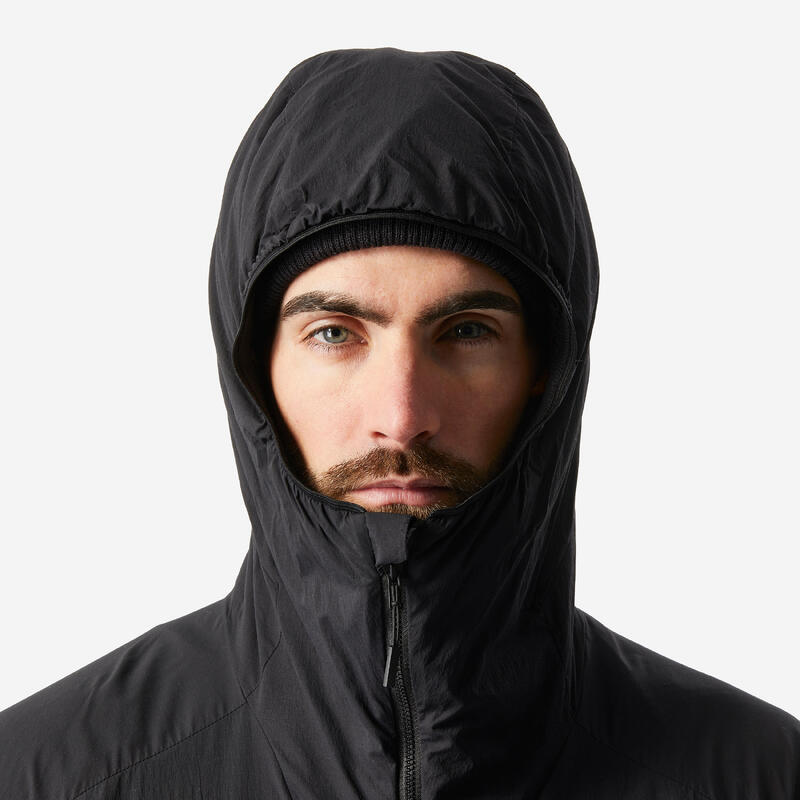 Sous-veste de ski de randonnée légère et respirante homme, Warm Wilder 900 noir