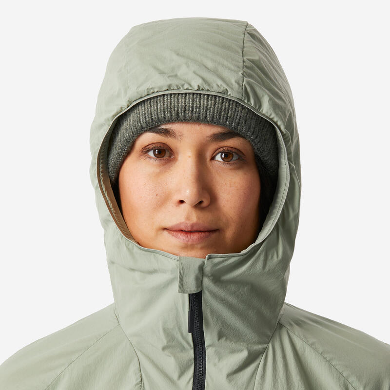 Sous-veste de ski de randonnée légère et respirante femme, Warm Wilder 900 vert