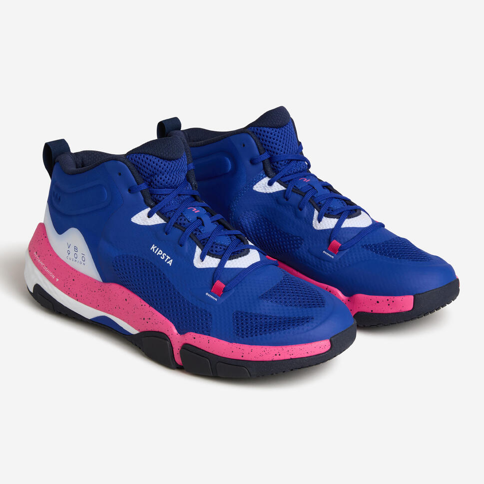 Buty do siatkówki podwyższone dla kobiet i mężczyzn Allsix VB900 Cushion Mid