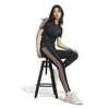 Women's 3 Stripe Print Leggings - Black/Pink