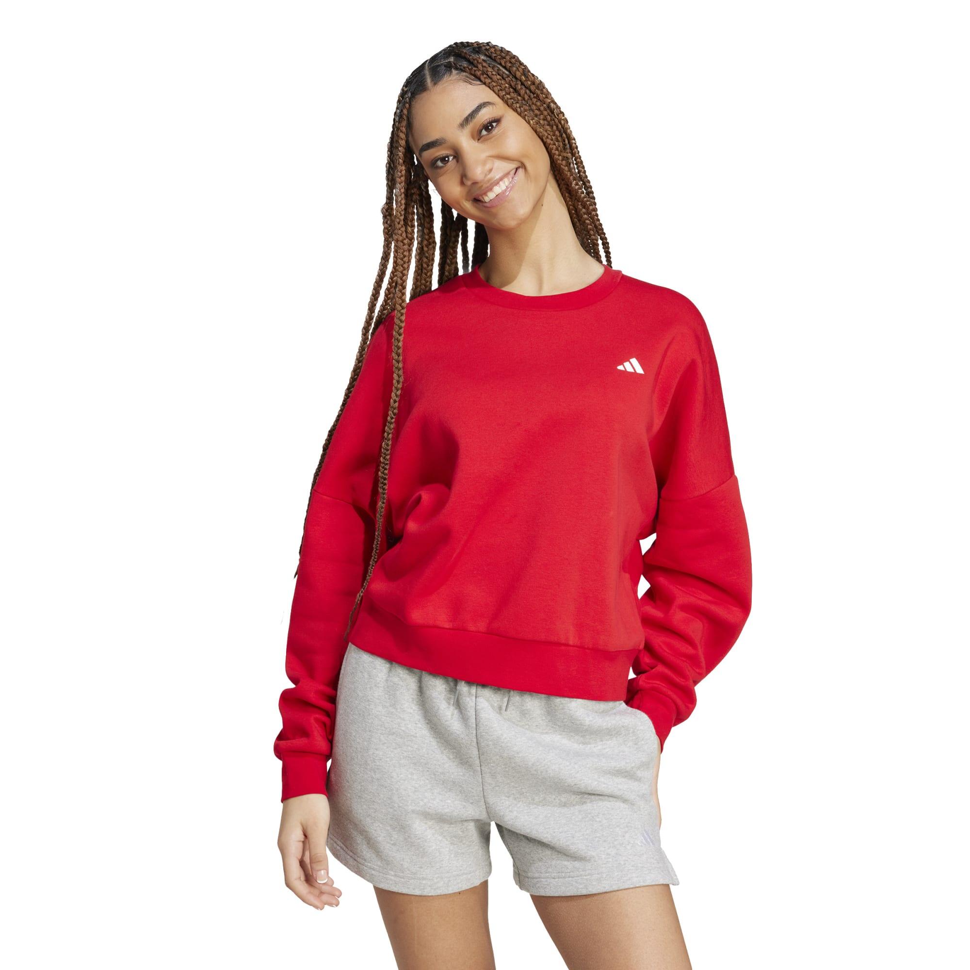 ADIDAS Women's Sweatshirt - Red