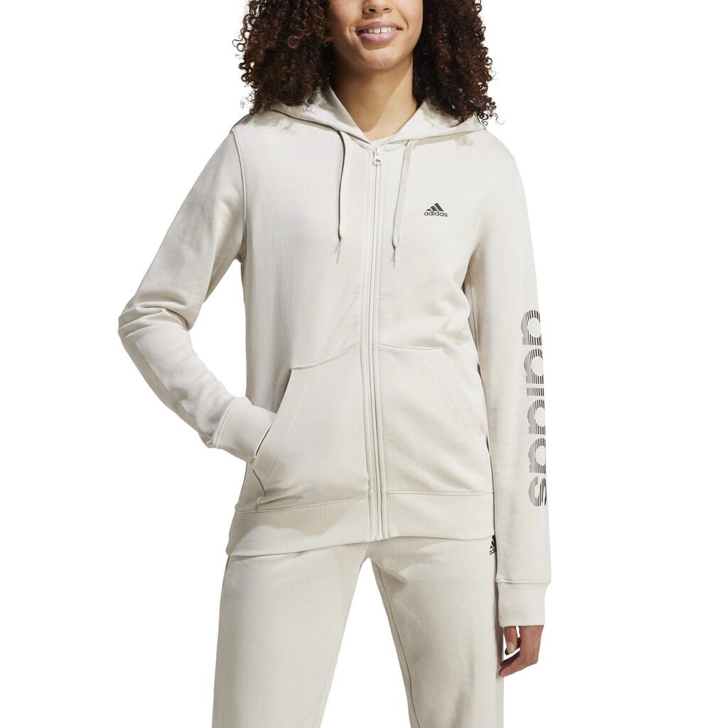 ADIDAS Kapuzenjacke Damen Print - beige 