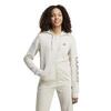 Sweat zippé imprimé Adidas femme - beige