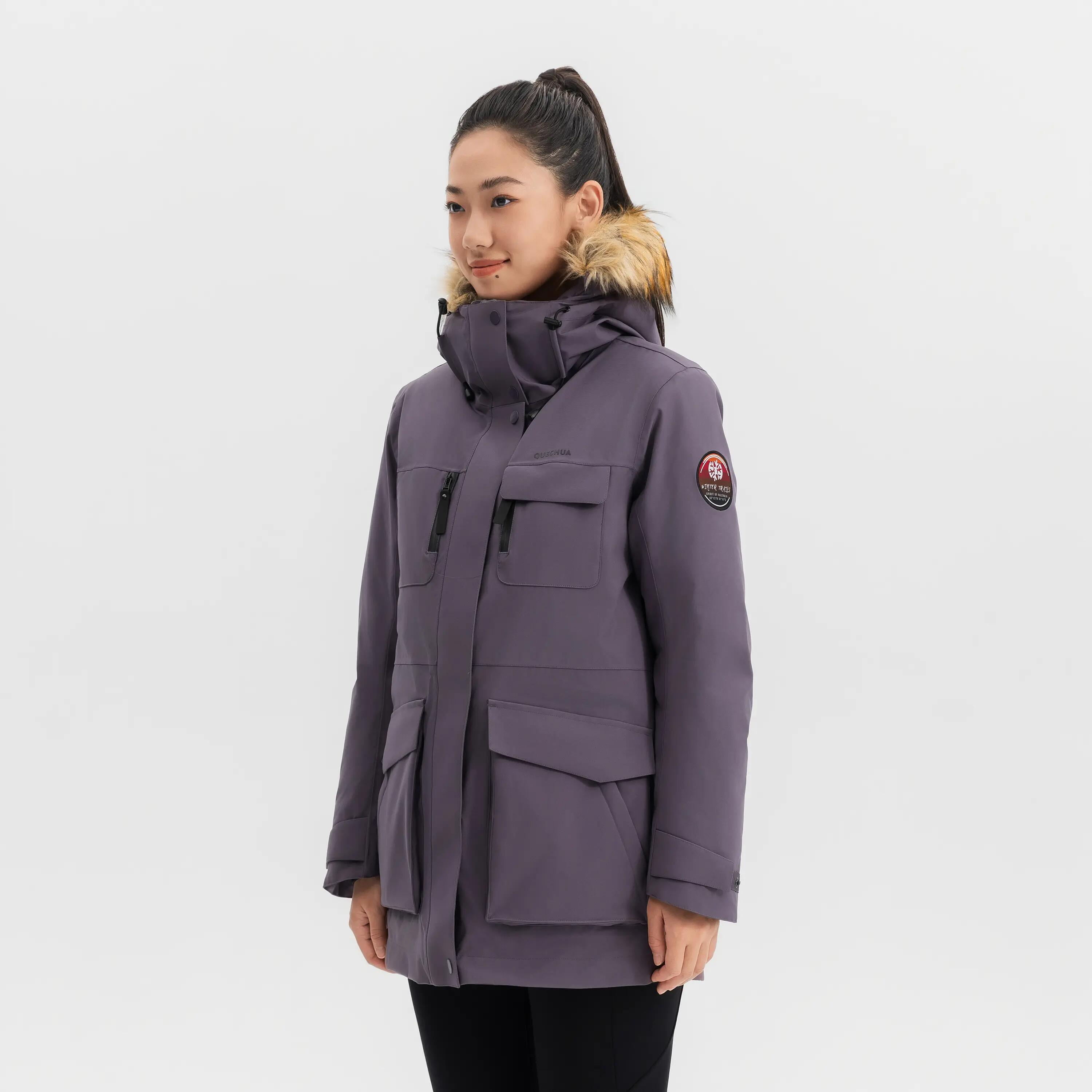 Women Ultra Warm Goose Down Parka Jacket, Upto -15°C -  3