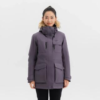 Women warm jacket sh900 goose down purple