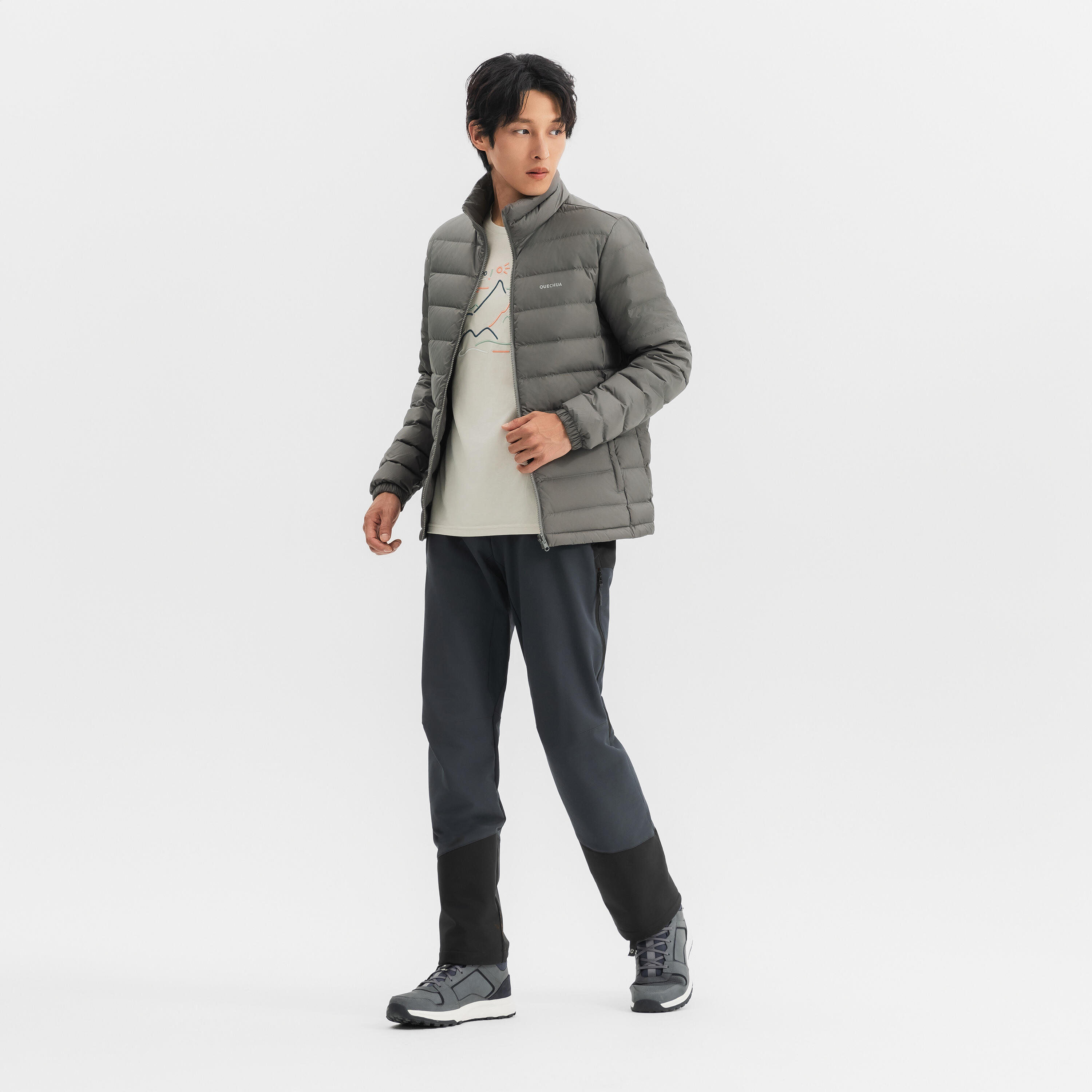 10°C Men's 3in1 Goose Down Snow Hiking Jacket - Travel 900