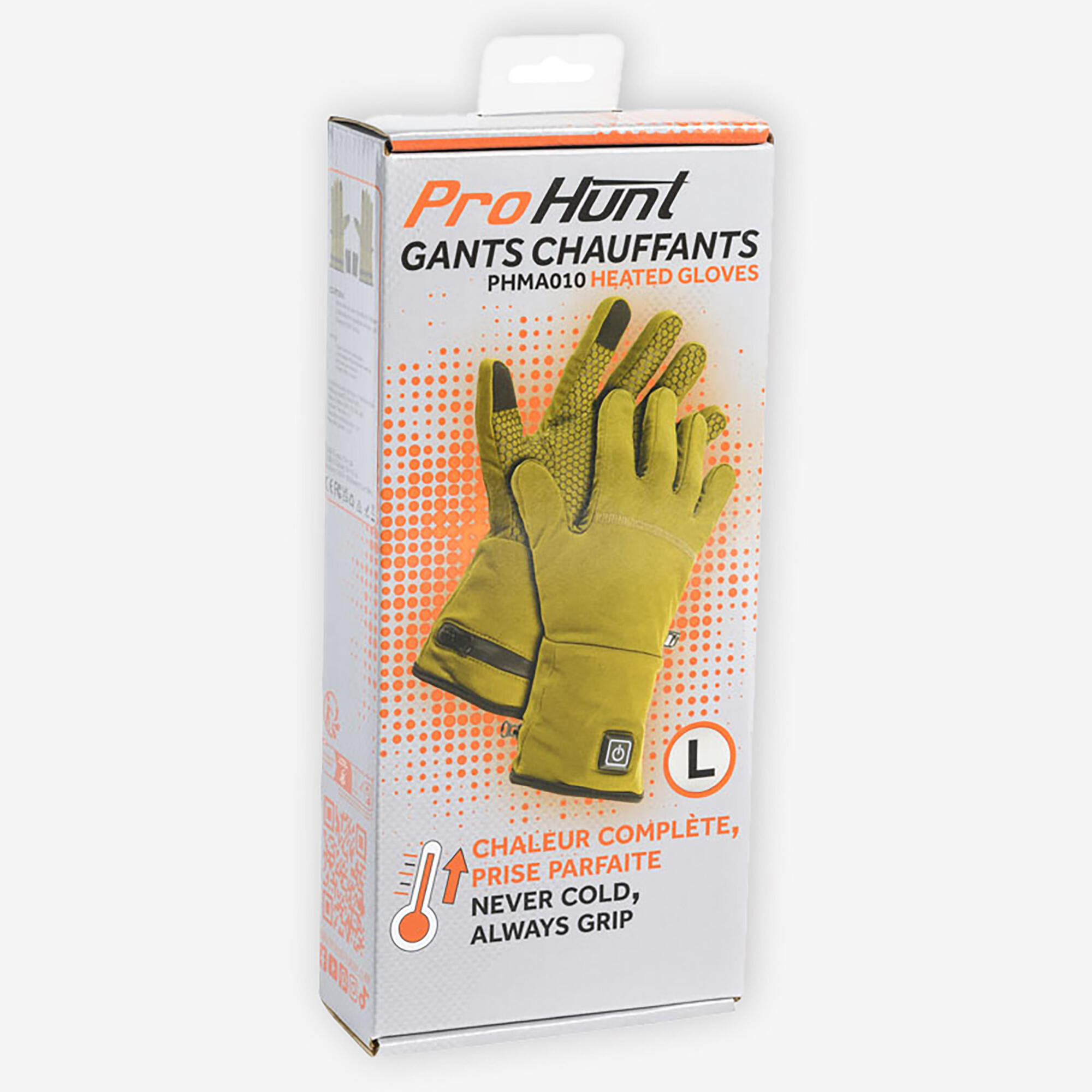 Gants chauffants Marron 5/5