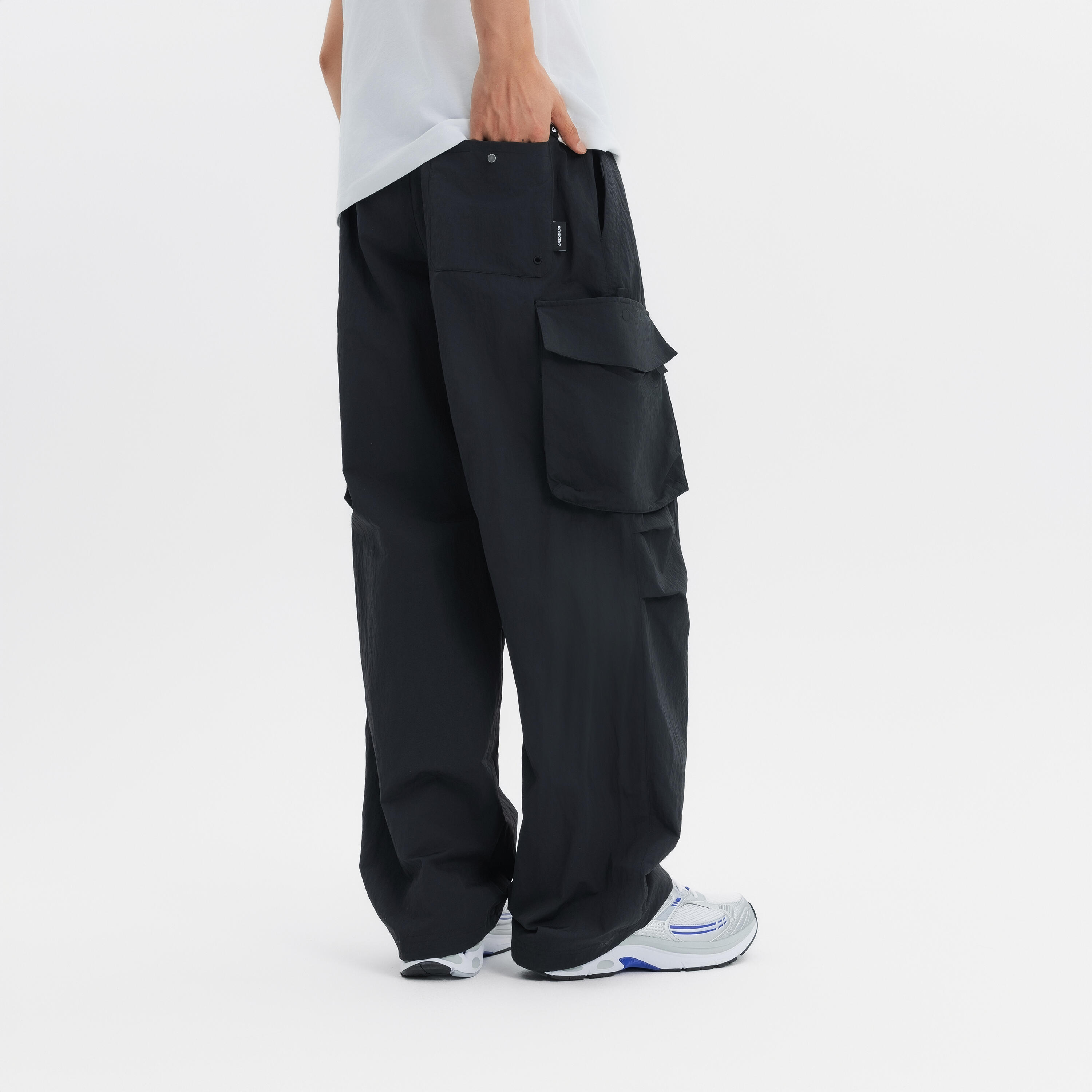 【WONDER WONDER】Goble fleece cargo backslit brushed long SK Nike Sportswear Cargo Pants Men's Large Club Fleece Jade