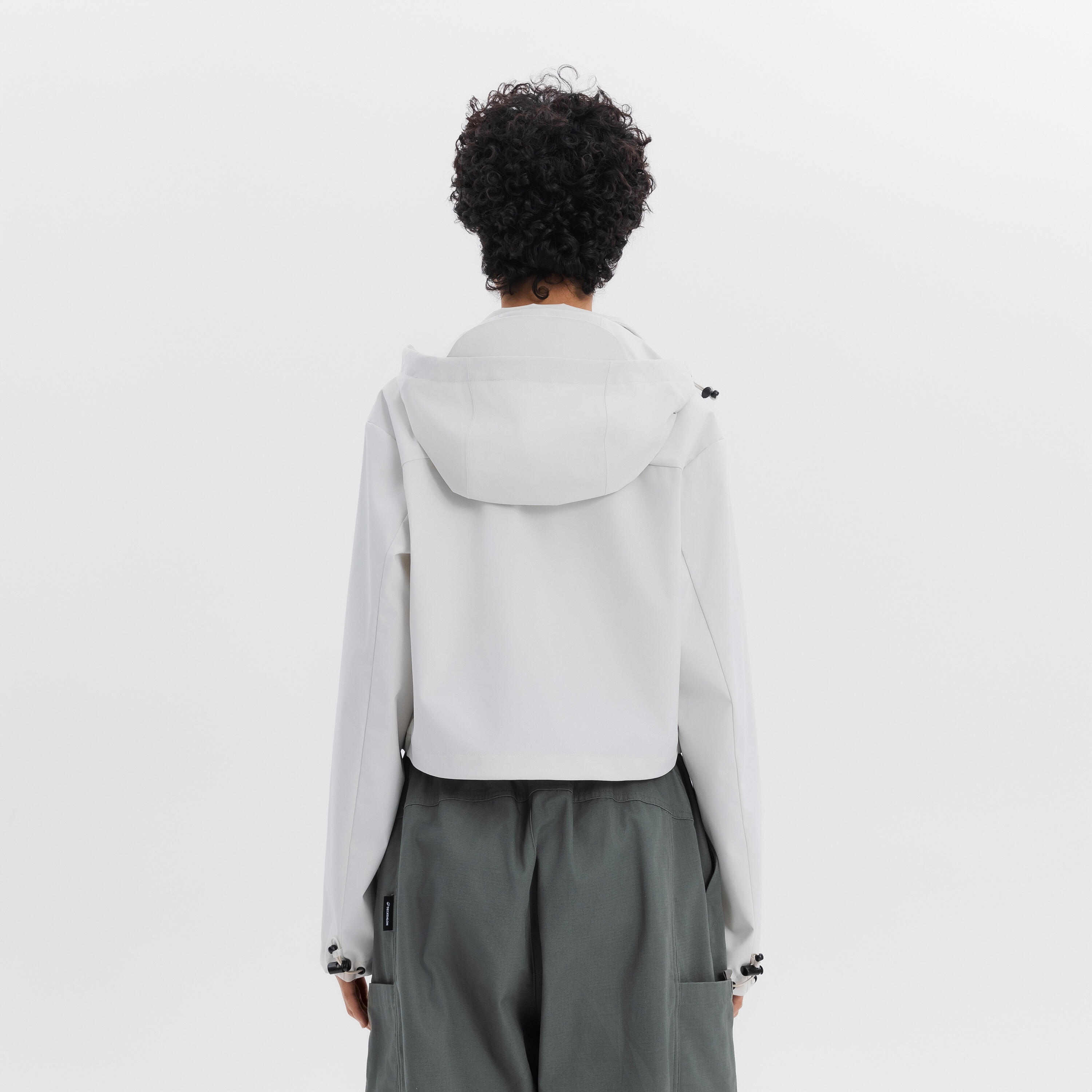 CN CROP POCKET JACKET WHT