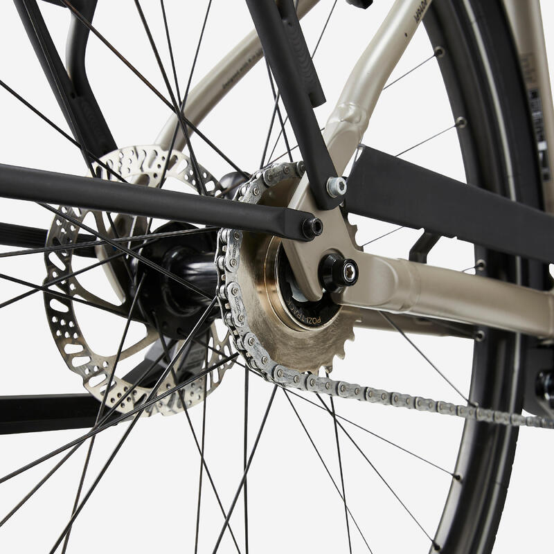 Elektrische stadsfiets automatische Owuru versnelling laag frame LD 940E connect