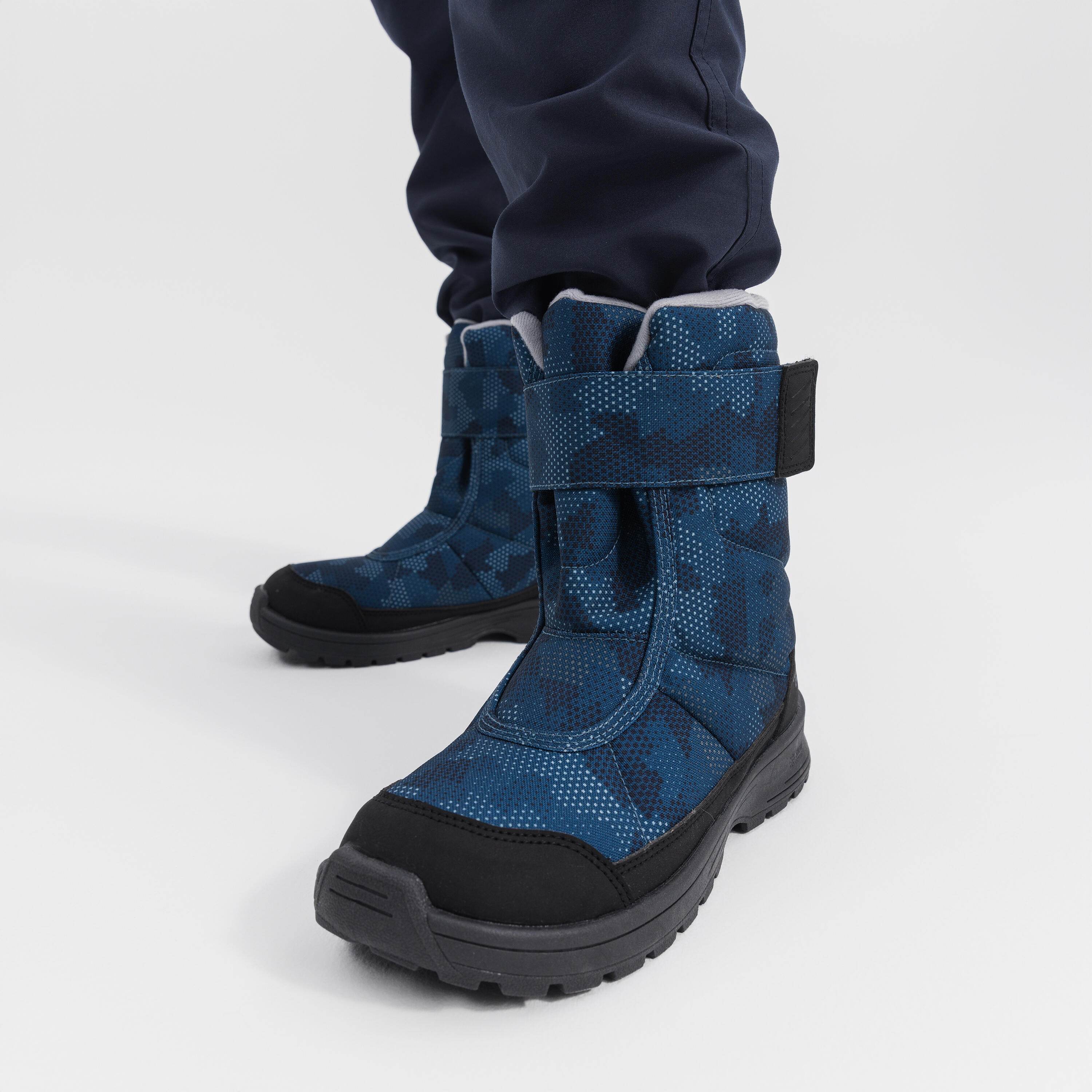 Botas de nieve y apreski impermeables con velcro Niños 24-38 Quechua SH100 7/7