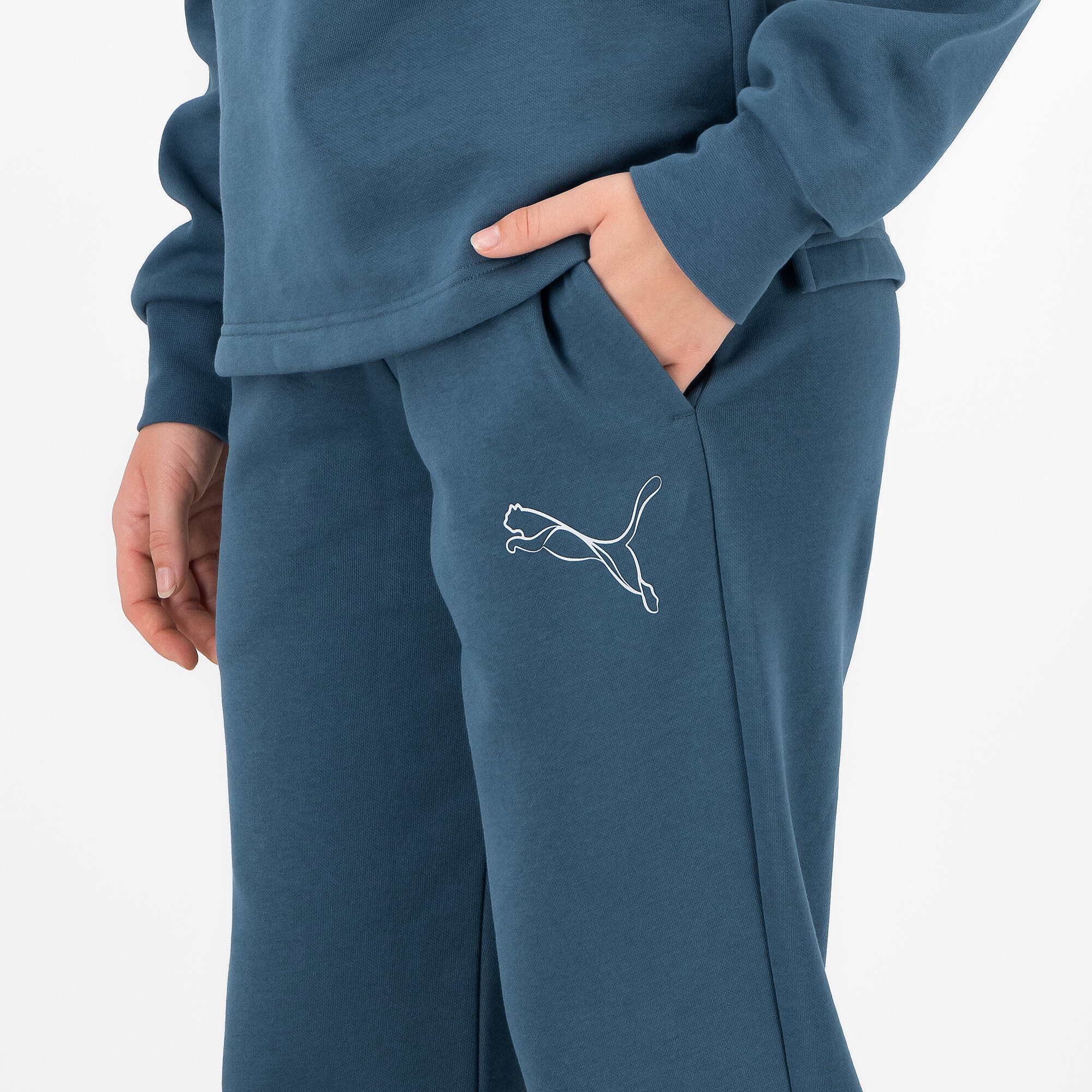 Pantalon jogging Puma femme - vert 5/6