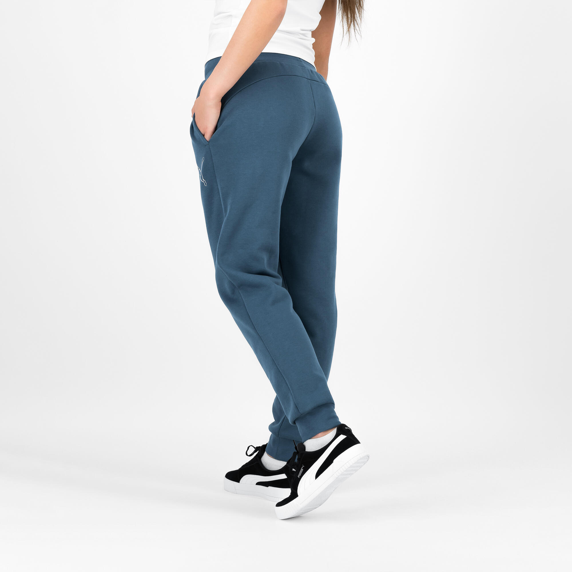 Pantalon jogging Puma femme - vert 3/6