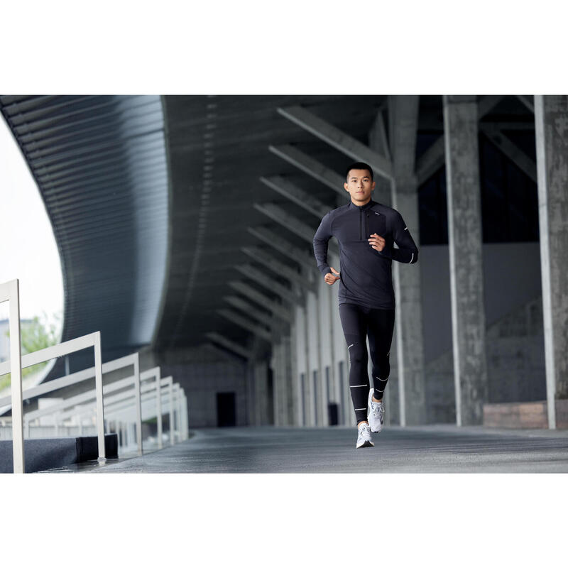 Erkek Koşu Taytı - Siyah - Kiprun Run 500 Dry