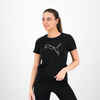 Women's Logo Printed T-Shirt - Black