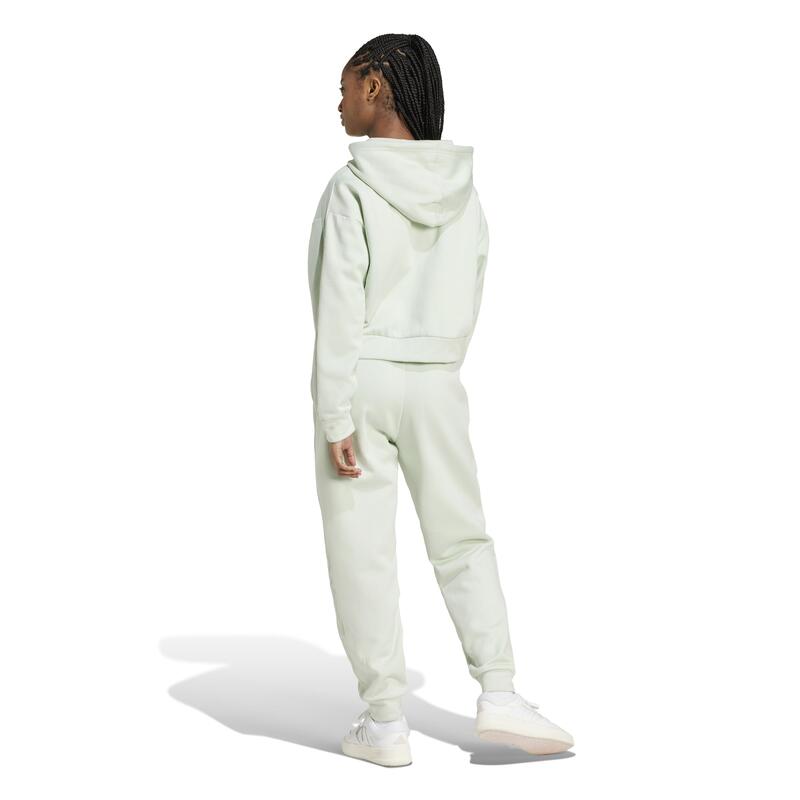 Ensemble met trainingspak en crop Adidas voor dames - groen