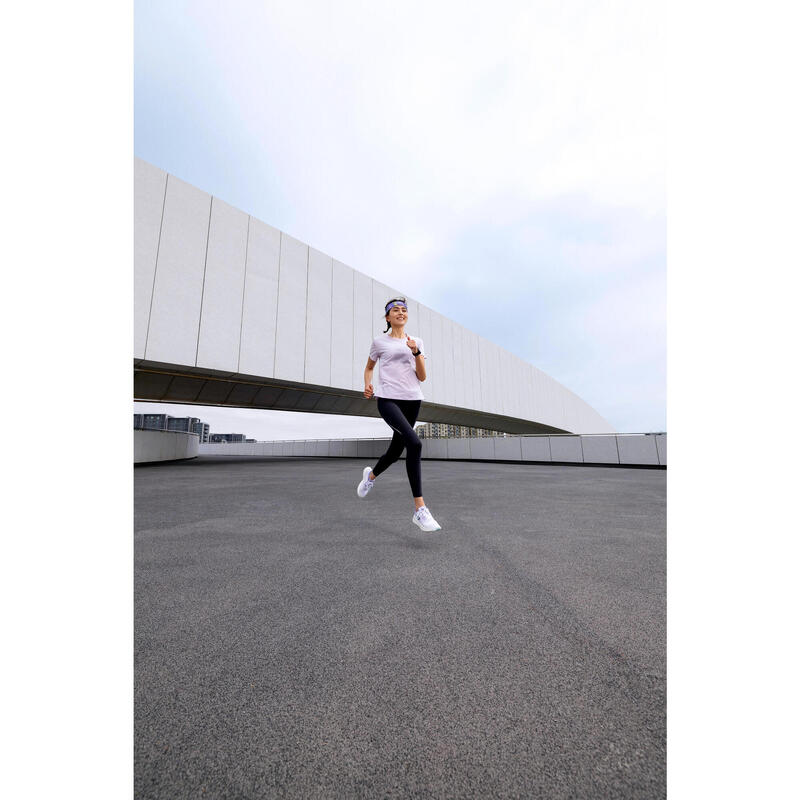 TRICOU RESPIRANT alergare Jogging KIPRUN Run 500 Dry Mov Damă