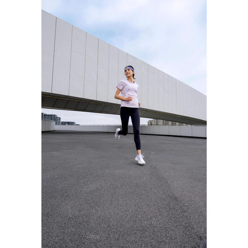 TRICOU RESPIRANT alergare Jogging KIPRUN Run 500 Dry Mov Damă