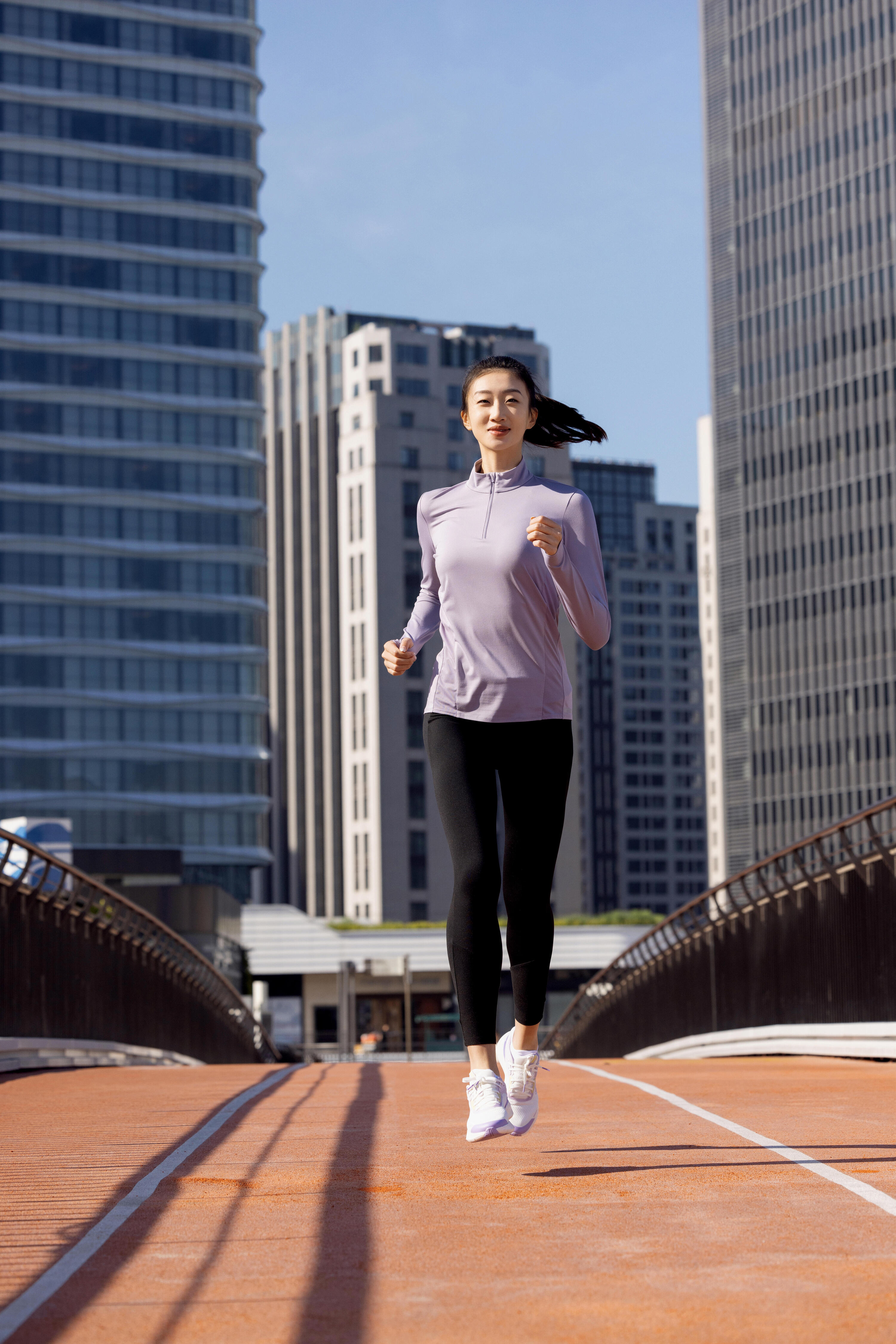 Zapatillas Running Kiprun Jogflow 190.1 Mujer - Blanco y Violeta 9/9