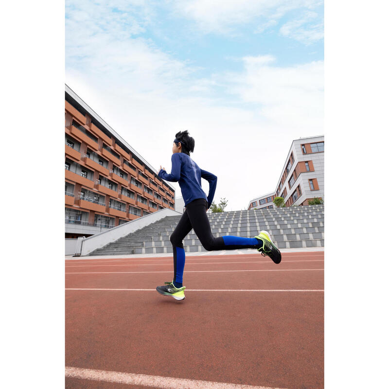 Dětské tričko s dlouhým rukávem na atletiku Kiprun Skincare