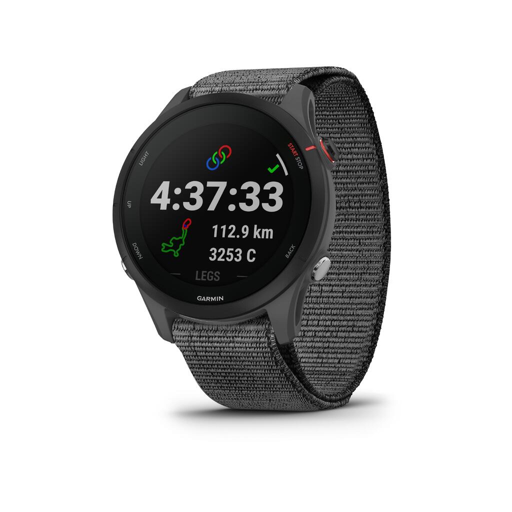 Hodinky Forerunner 255 na jogging s GPS pripojením a nylonovým remienkom