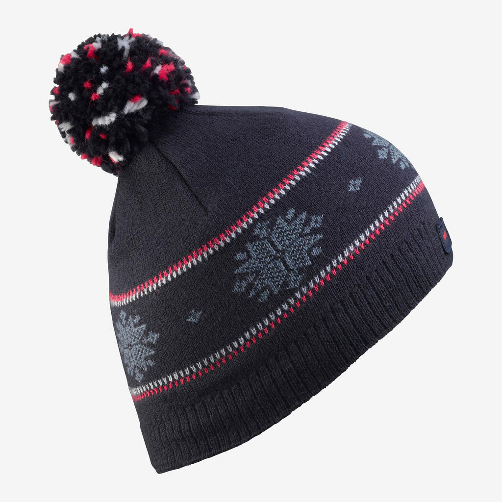 Siva dečja kapa JACQUARD