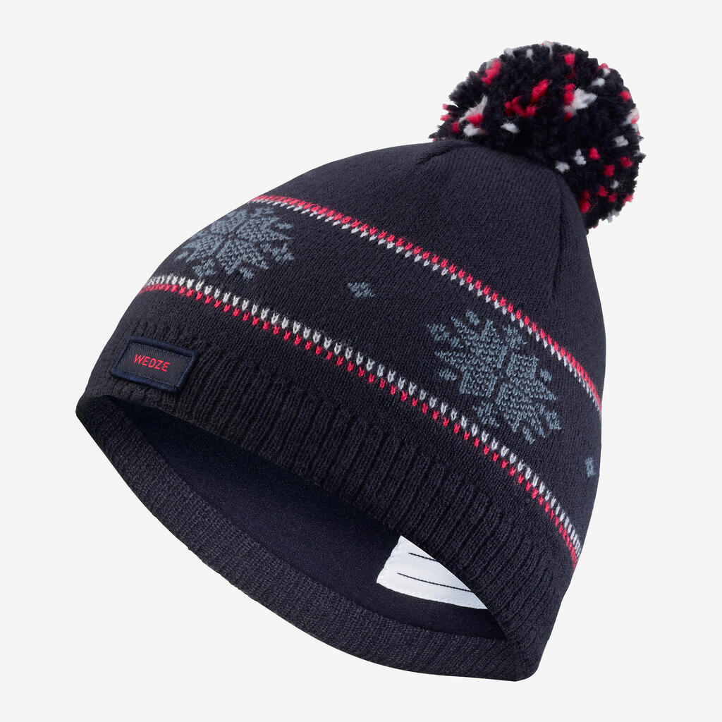 Siva dečja kapa JACQUARD