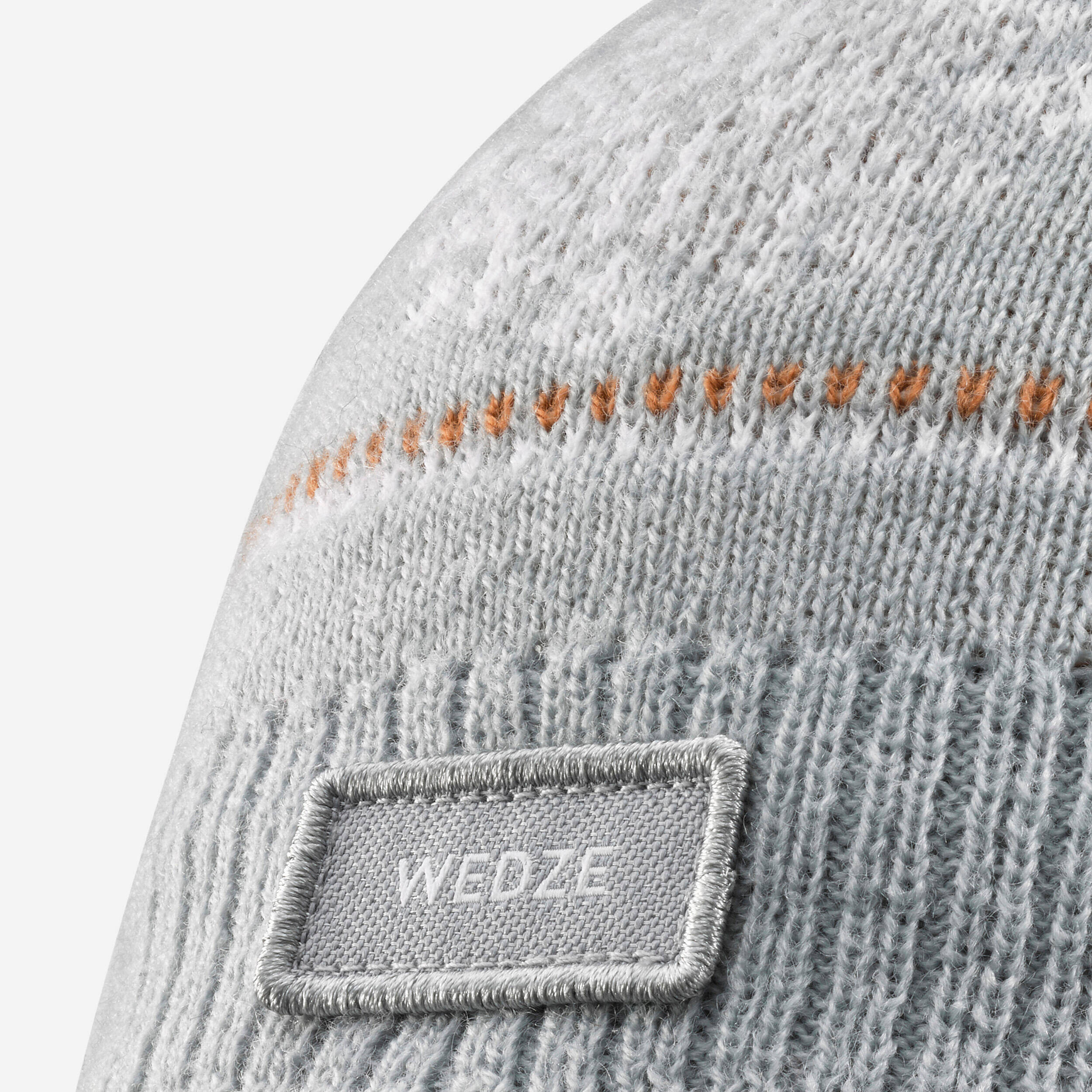 Kids' Jacquard Ski Hat-Grey -  4