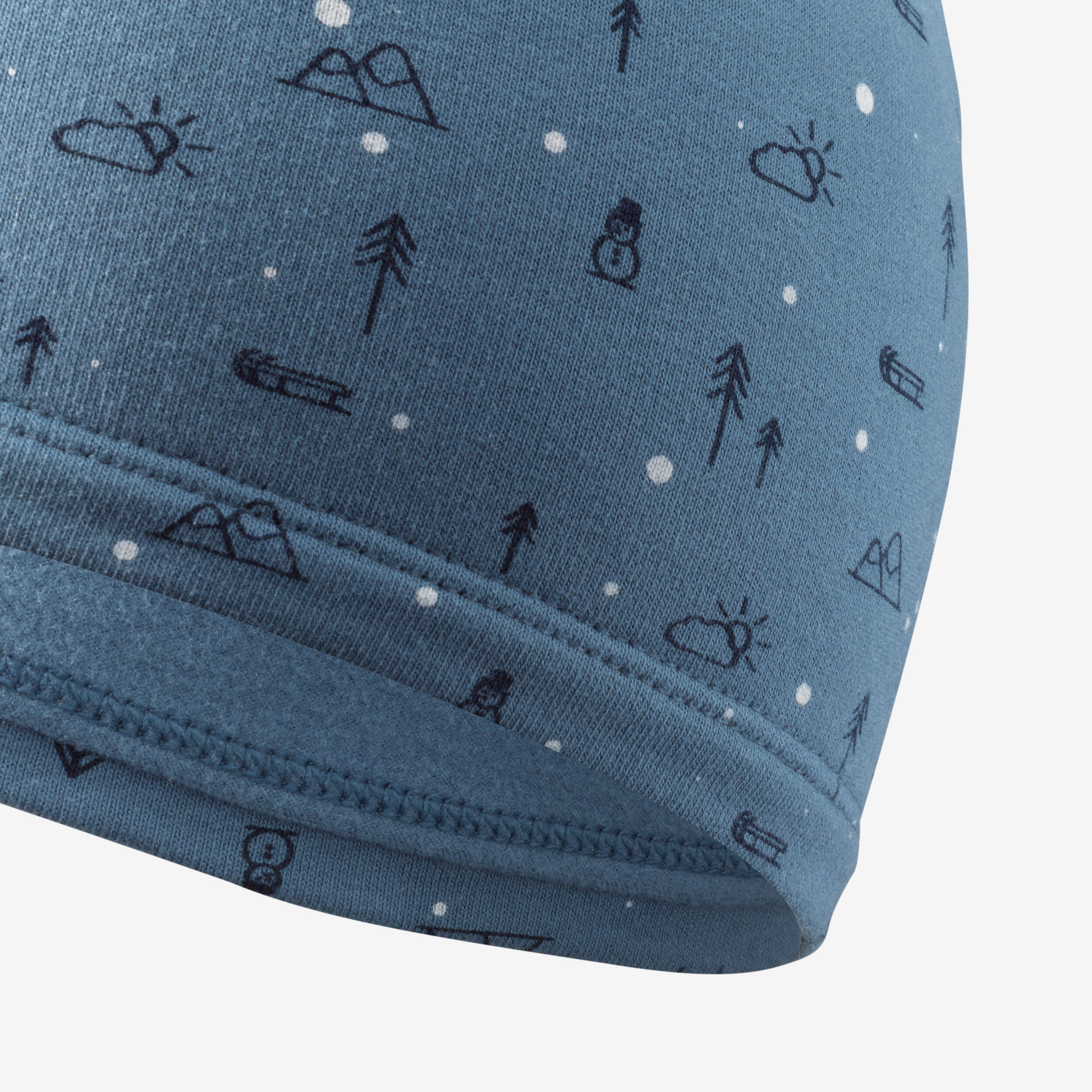 Bonnet et tour de cou enfant, KID bleu 5/8