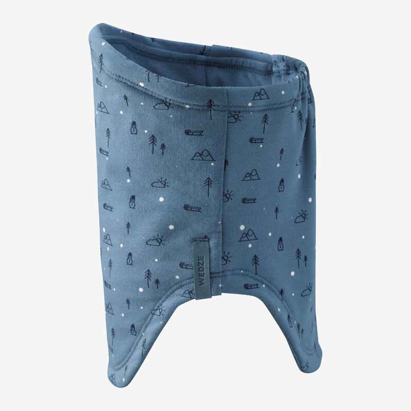 Kindermuts en nekwarmer blauw