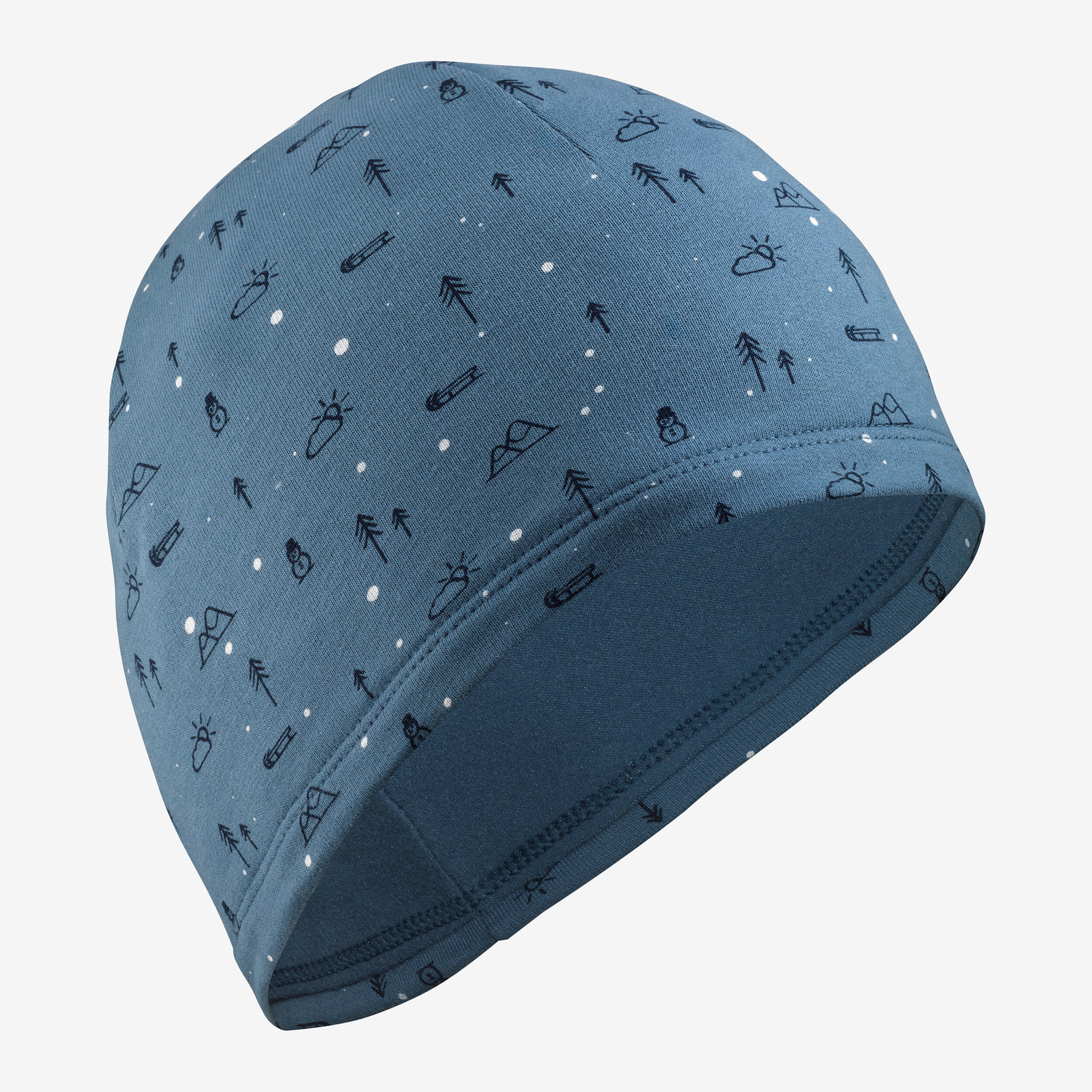 Bonnet et tour de cou enfant, KID bleu 3/8