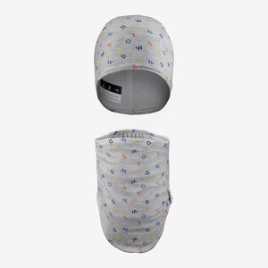 Gorro y braga de cuello niños, KID blanco