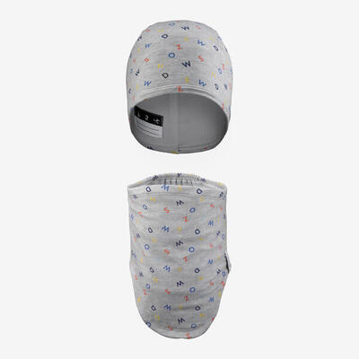 Kindermuts en nekwarmer wit