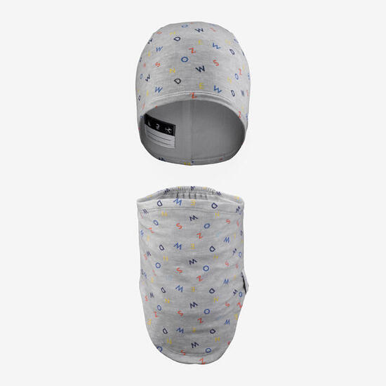 Mütze und Schal Kinder - weiss