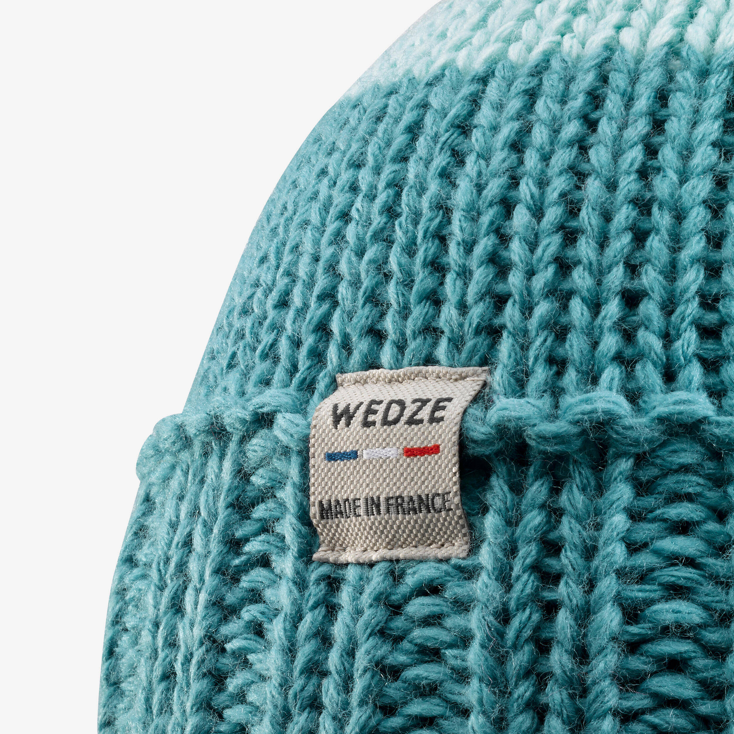 Kids’ Made in France Ski hat, GRAND NORD 500 - Blue -  2