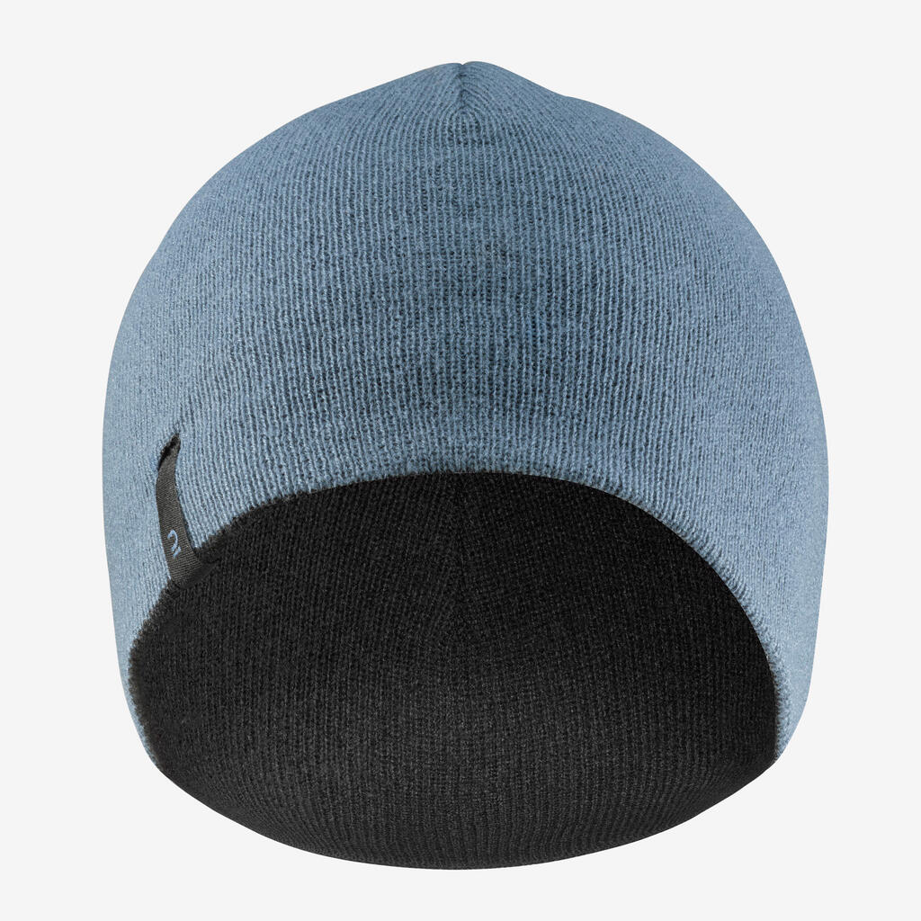 KIDS’ SKI HAT - REVERSE BLACK AND BLUE