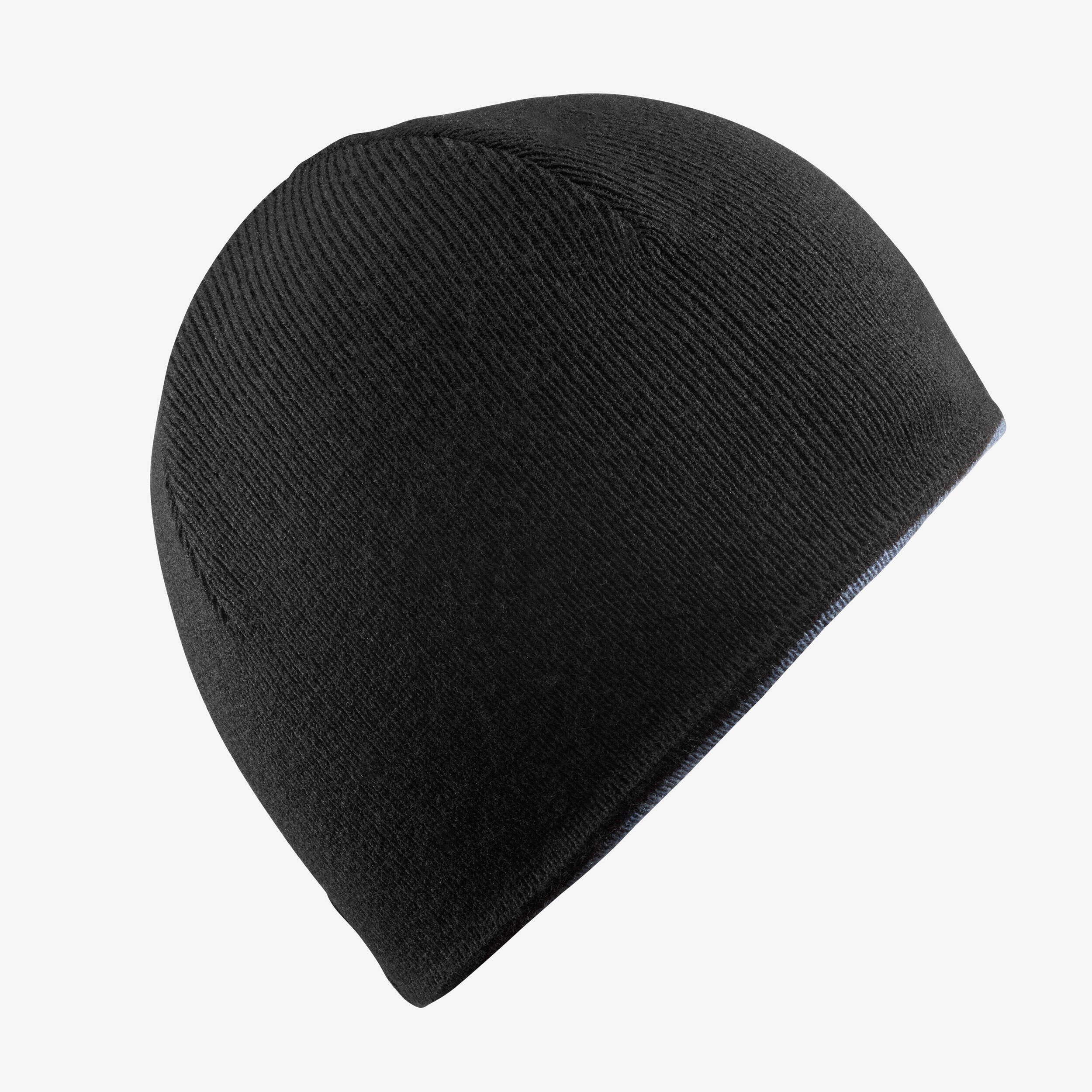 KIDS’ SKI HAT - REVERSE BLACK AND BLUE -  5