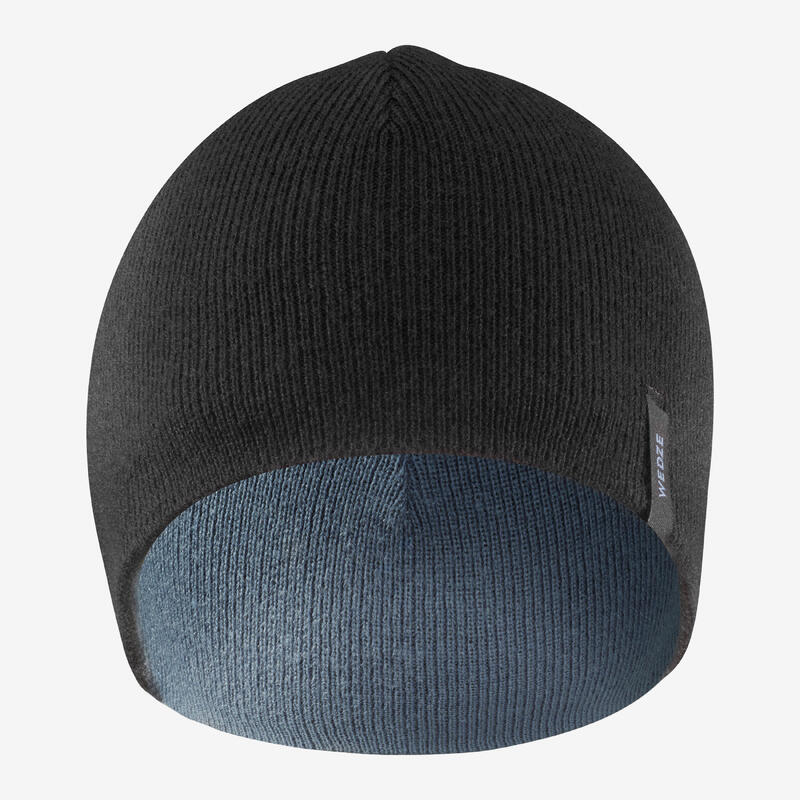 BONNET DE SKI ENFANT - REVERSE NOIR ET BLEU