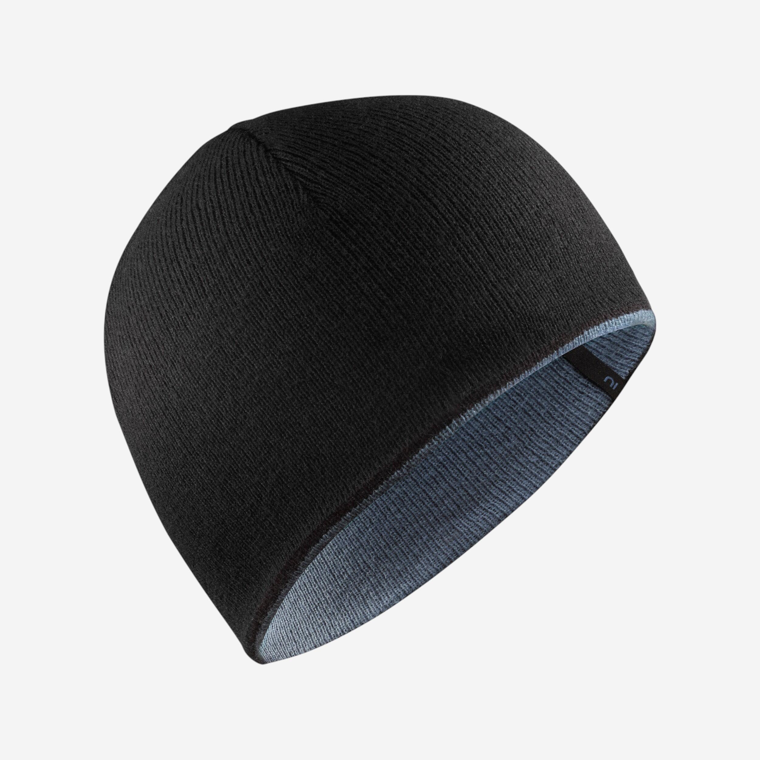 KIDS’ SKI HAT - REVERSE BLACK AND BLUE