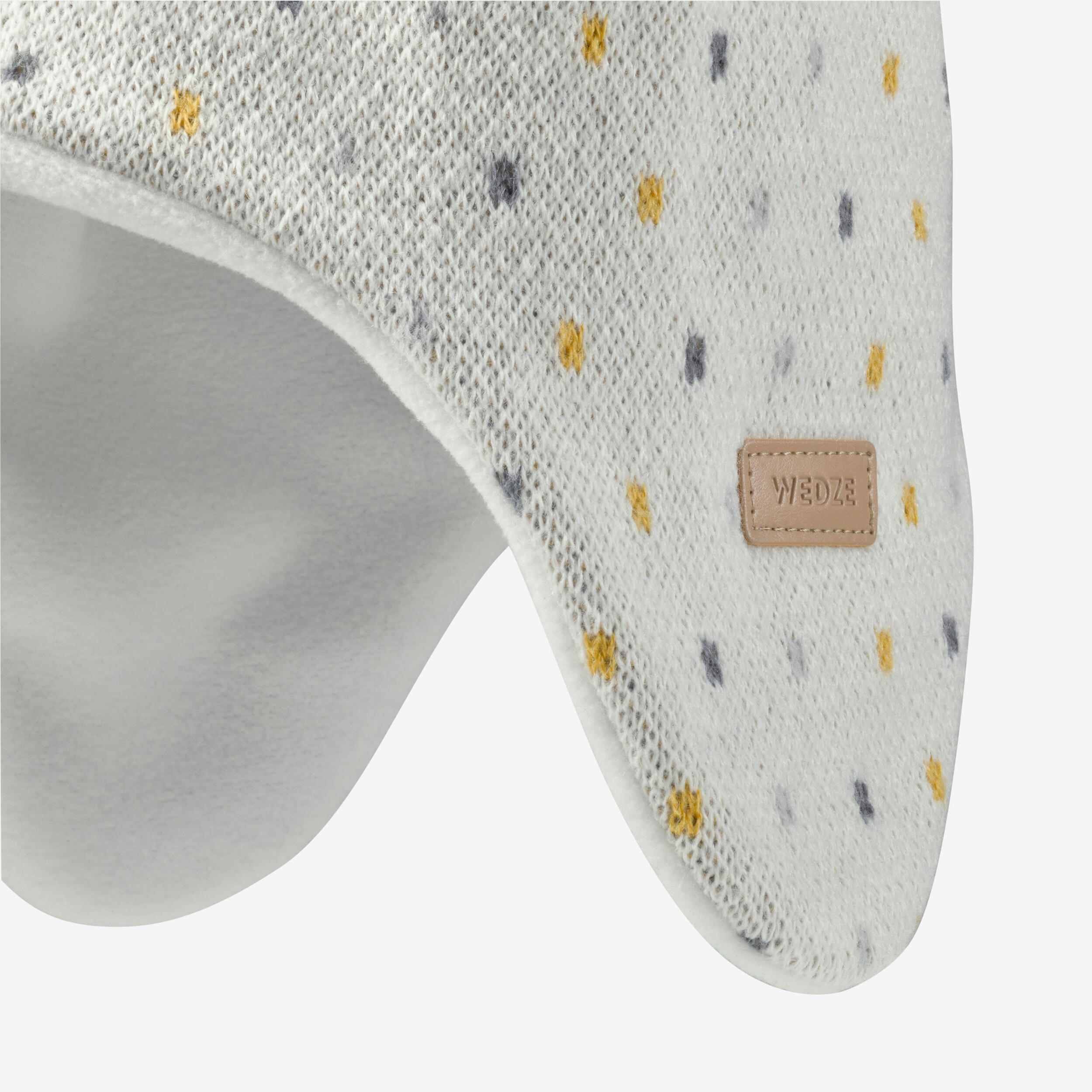 Bonnet bébé péruvien - SIMPLE WARM blanc 5/7