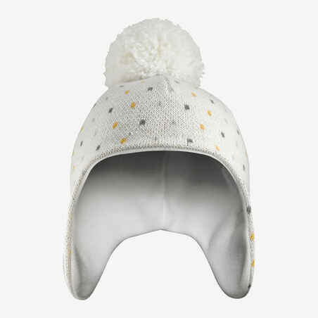 Baby Peruvian Hat - SIMPLE WARM White