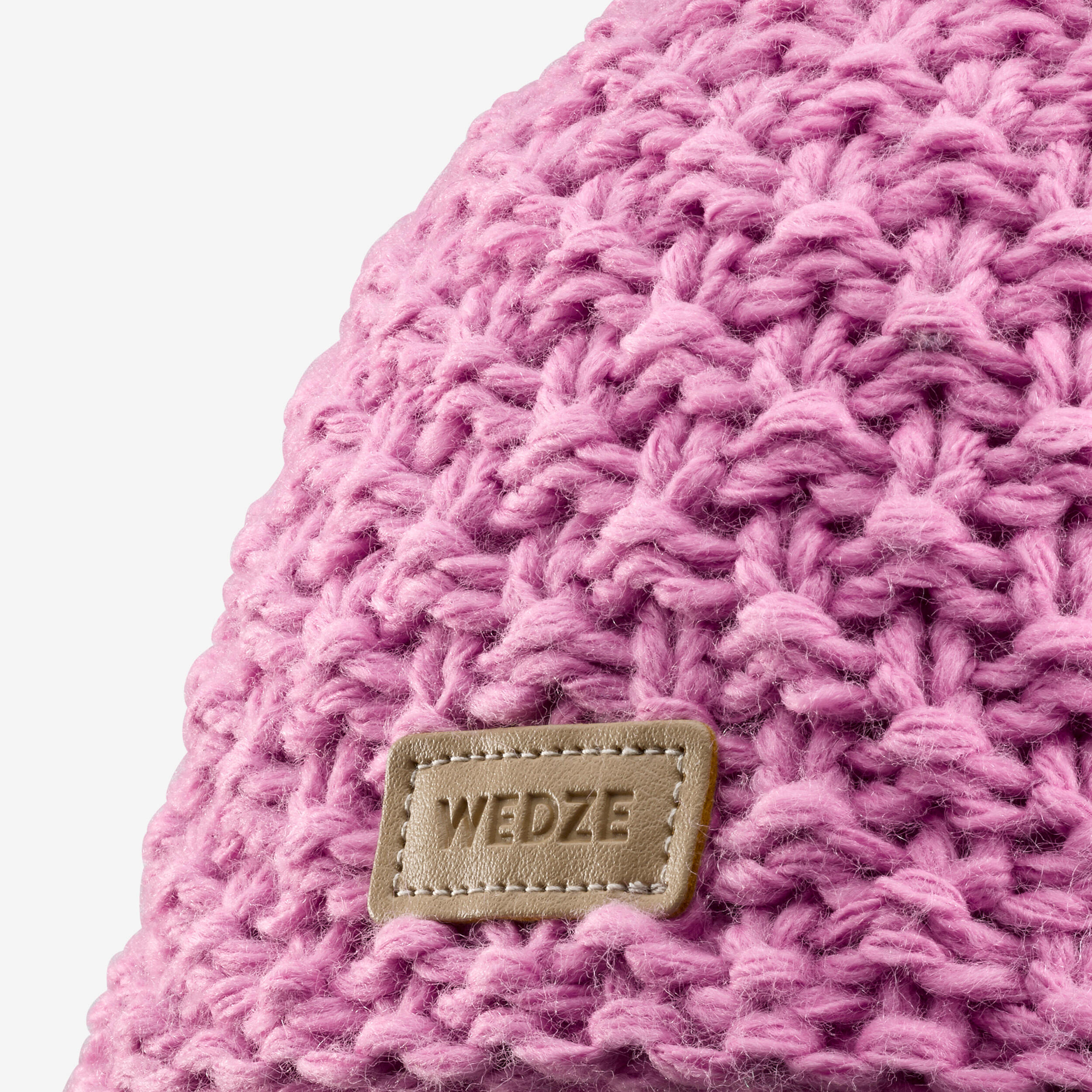 KIDS’ SKI HAT MADE IN FRANCE - TIMELESS - PINK 3/8