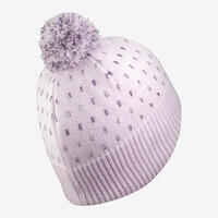 KIDS’ WARM HAT - FLAP LILAC