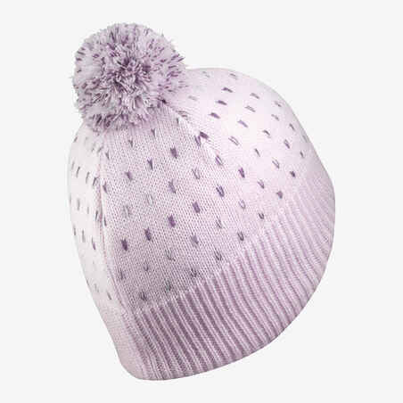 KIDS’ WARM HAT - FLAP LILAC