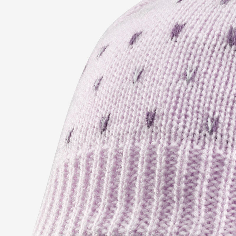 BONNET KID CHAUD - FLAP LILA