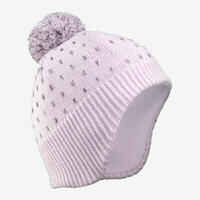 KIDS’ WARM HAT - FLAP LILAC