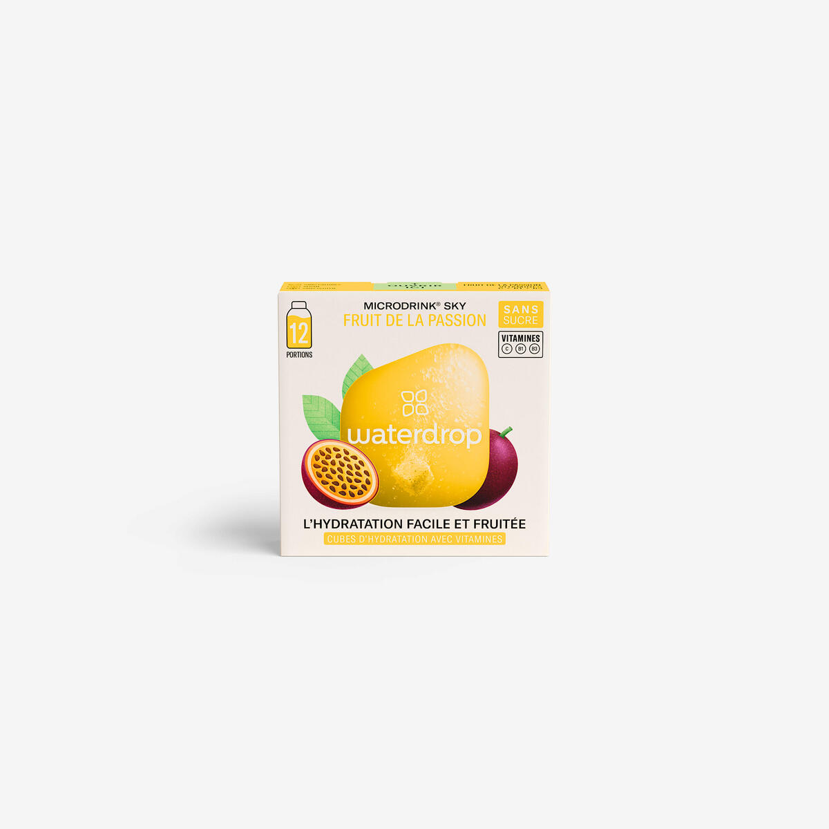 Cubes à diluer extraits naturels fruits de la passion, Microdrink 12x500ml