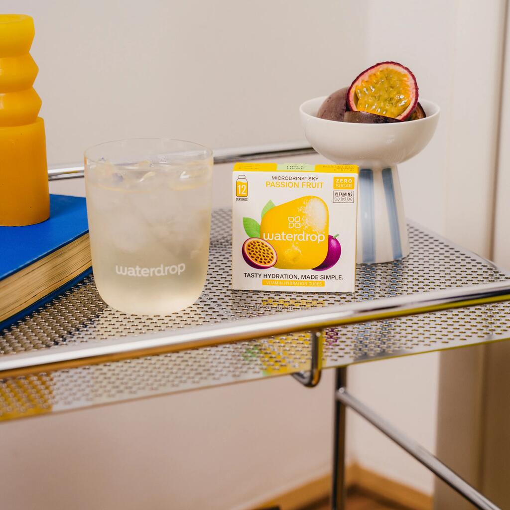 Microdrink 12x500ml hydration cubes - Natural passion fruit extract