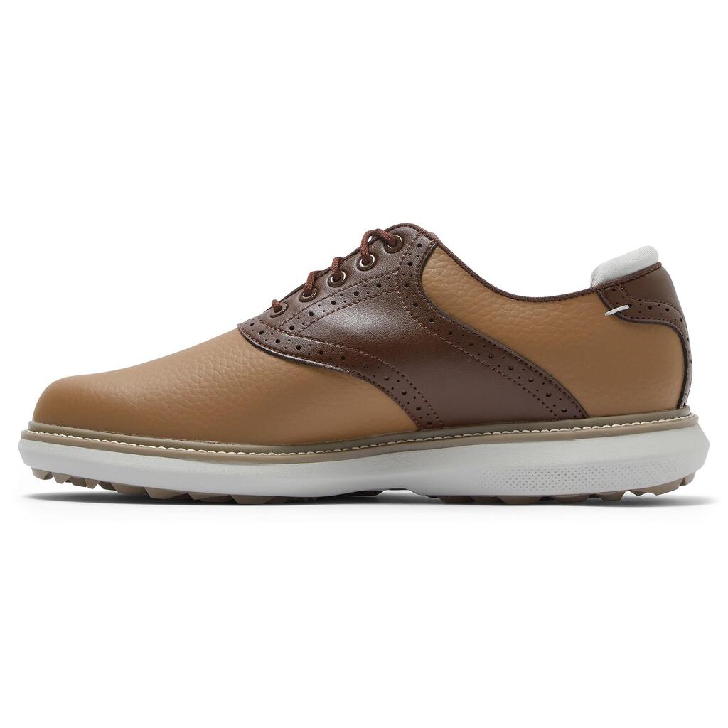 Men's golf shoes FootJoy Traditions Spikeless - Brown & light brown